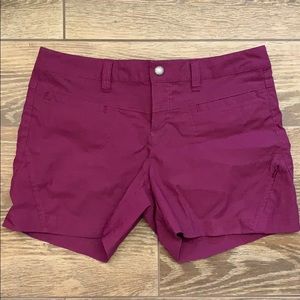 Athleta size 6 purple casual shorts, GUC, 4.5”